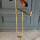 Valet de nuit travail français pieds griffes 1960 brass and wood