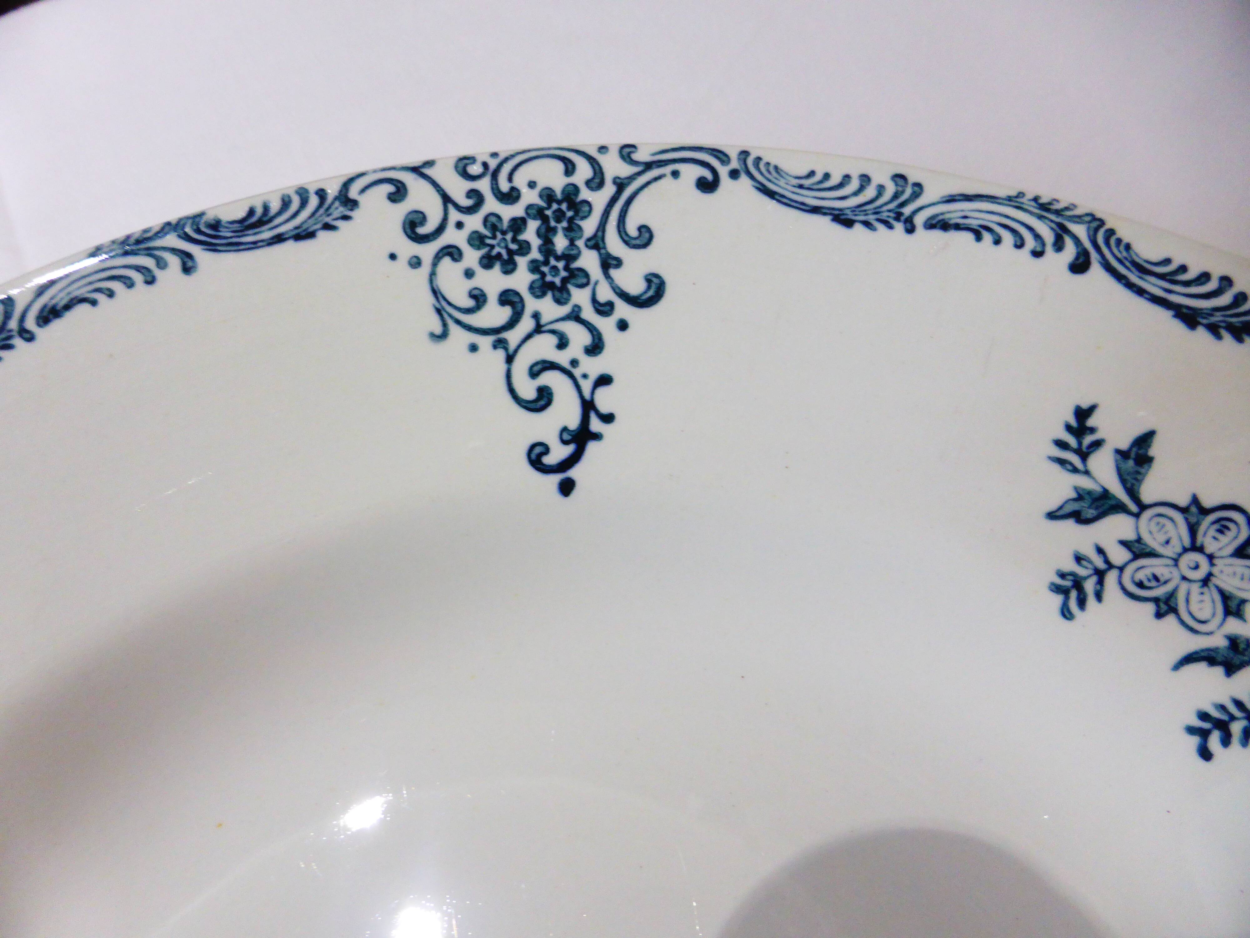 3 vintage deep plates from St Amand 220521