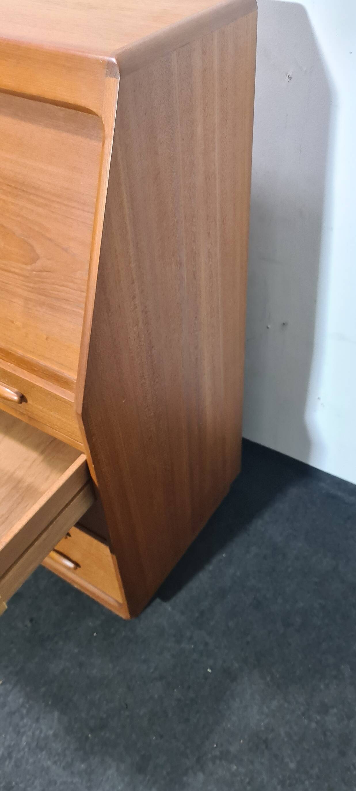 Vintage Danish design secretary desk by Dyrlund