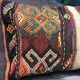 Turkish Kilim Lumbar Pillow