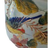Magnificent Cache Pot Decorations Painted Bird Contour Grainy Relief Gilding Spoiler