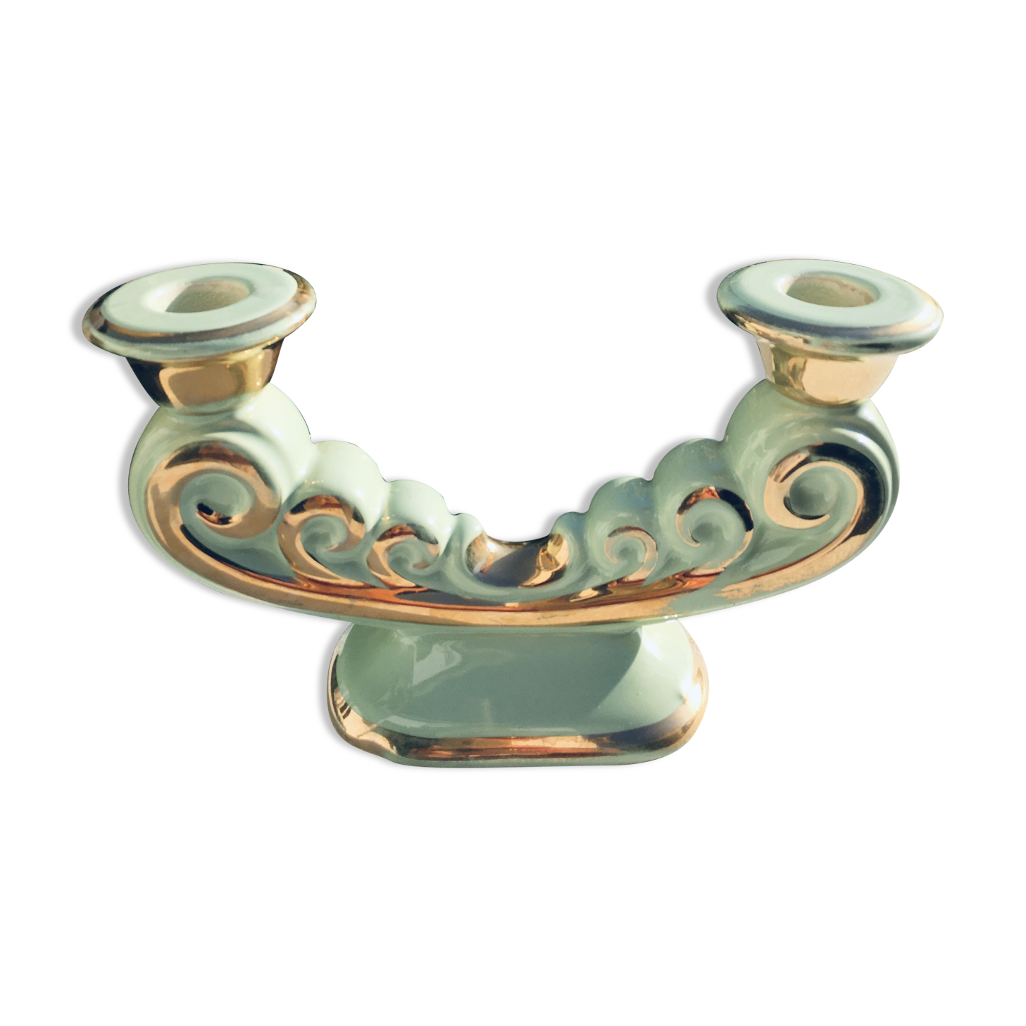 Art Deco ceramic chandelier