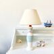 Lampe marin pied en bois