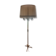 Vintage bronze lampshade floor lamp