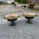 Pair of Medici vases in cast iron from the 19th century, 55cm wide.