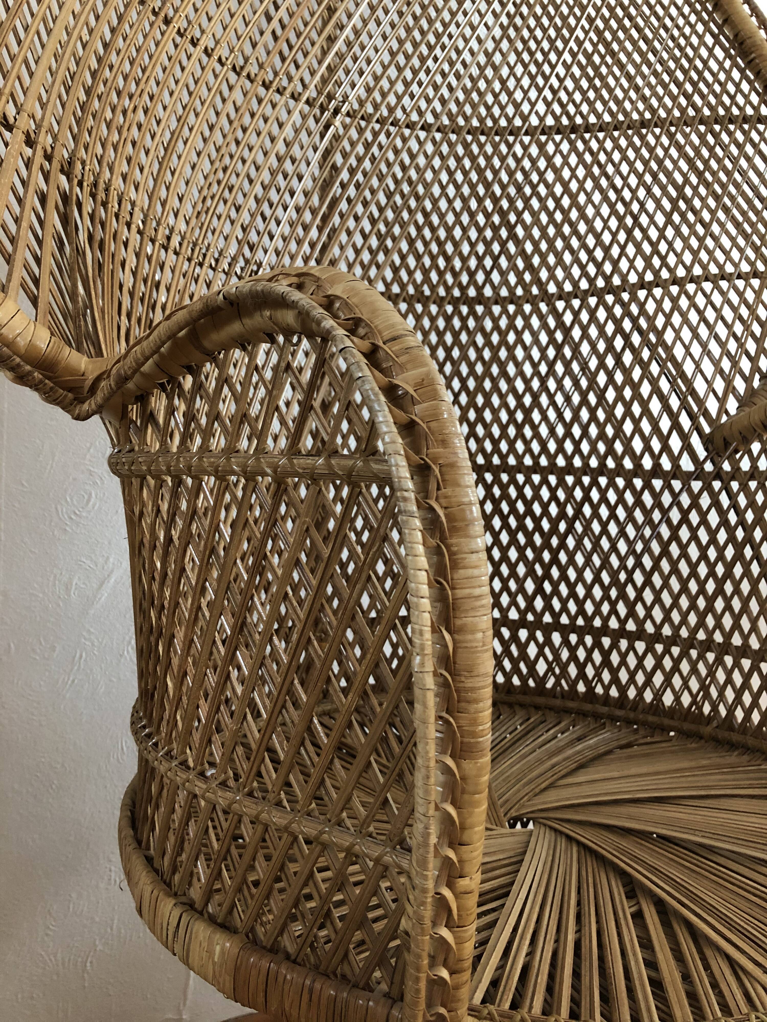 Emmanuelle chair - peacock