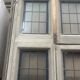 Art Deco stained glass transom window, circa 1900, 20th century