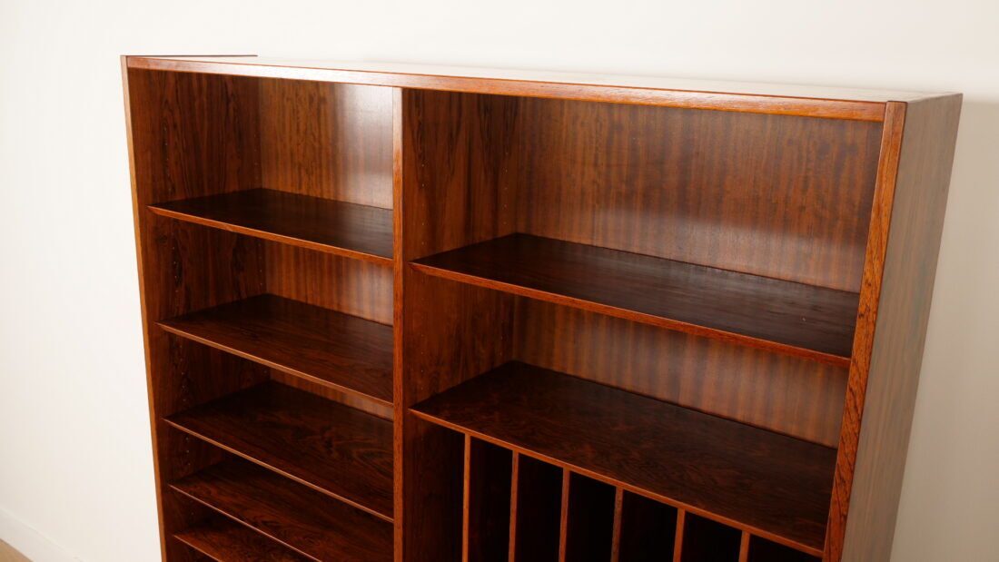 Buffet vintage | Bibliothèque | Meuble à vinyles | Palissandre | Hundevad pour Omann Jun