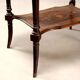 Table ancienne en essences de bois variées, Angleterre, XXe siècle