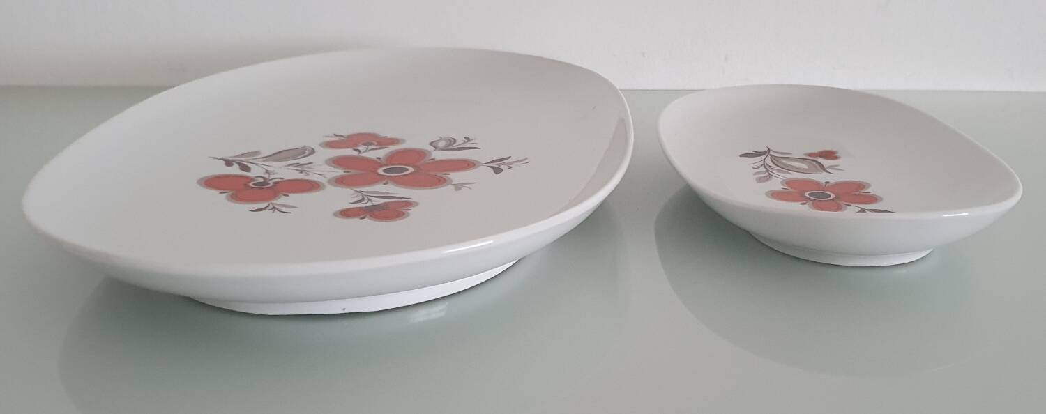 Set of two vintage serving dishes - Arzberg Porcelain Germany