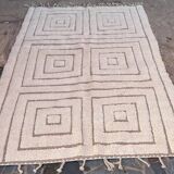 Handmade Moroccan rug, authentic Berber rug, 150/250 cm.