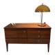 Buffet en noyer de style mid-century moderne