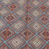 Handmade brown mergoum carpet - 170x122cm