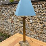 Ancienne Lampe colonne en laiton