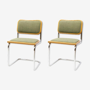 Marcel Breuer S32 cantilever chairs