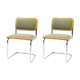 Marcel Breuer S32 cantilever chairs