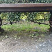 Large antique table in Spanish Baroque style