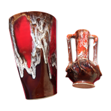 2 vases Vallauris 60s