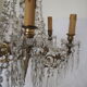 Napoleon III chandelier with crystal pendants, signed Portieux, 19th century.