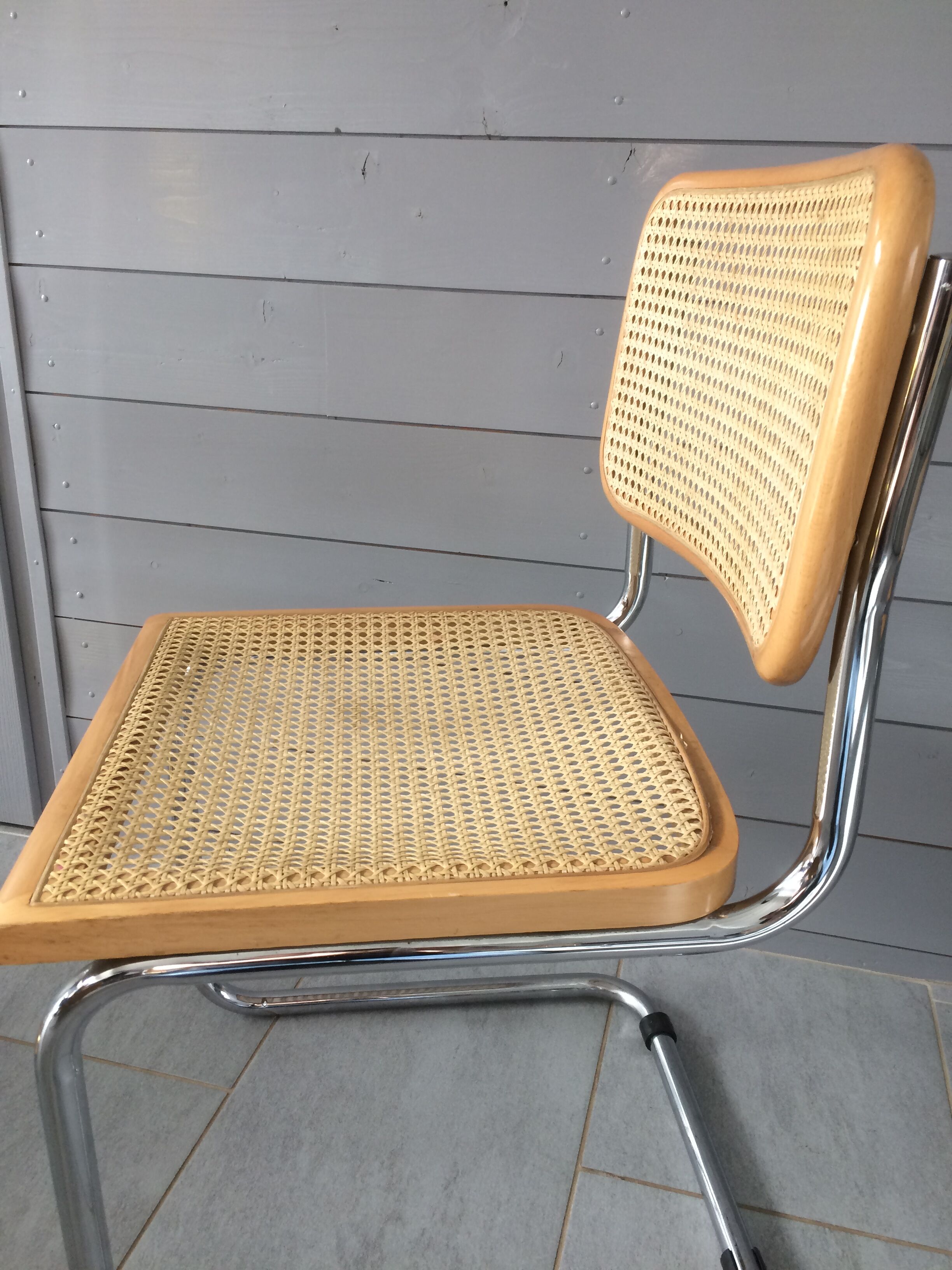 Set of 4 chairs B32 by Marcel Breuer