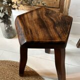 Pair of vintage stools by Olavi Hänninen – Solid oak – 1950s