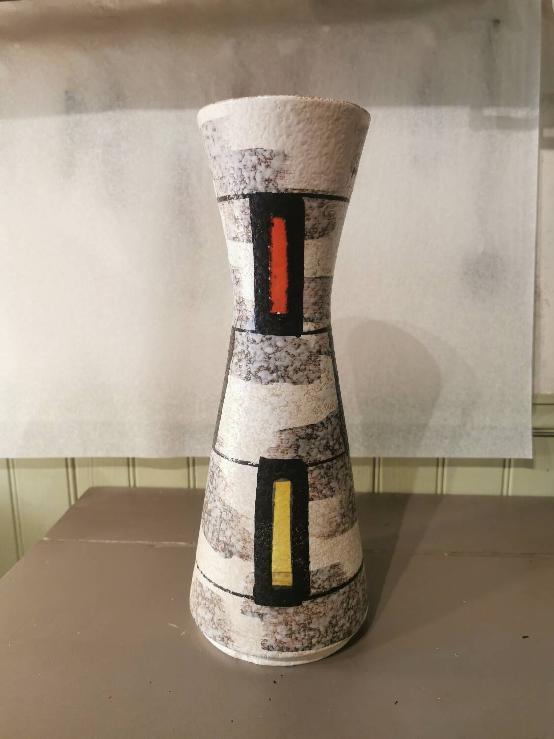 Vintage ceramic vase from the 50s