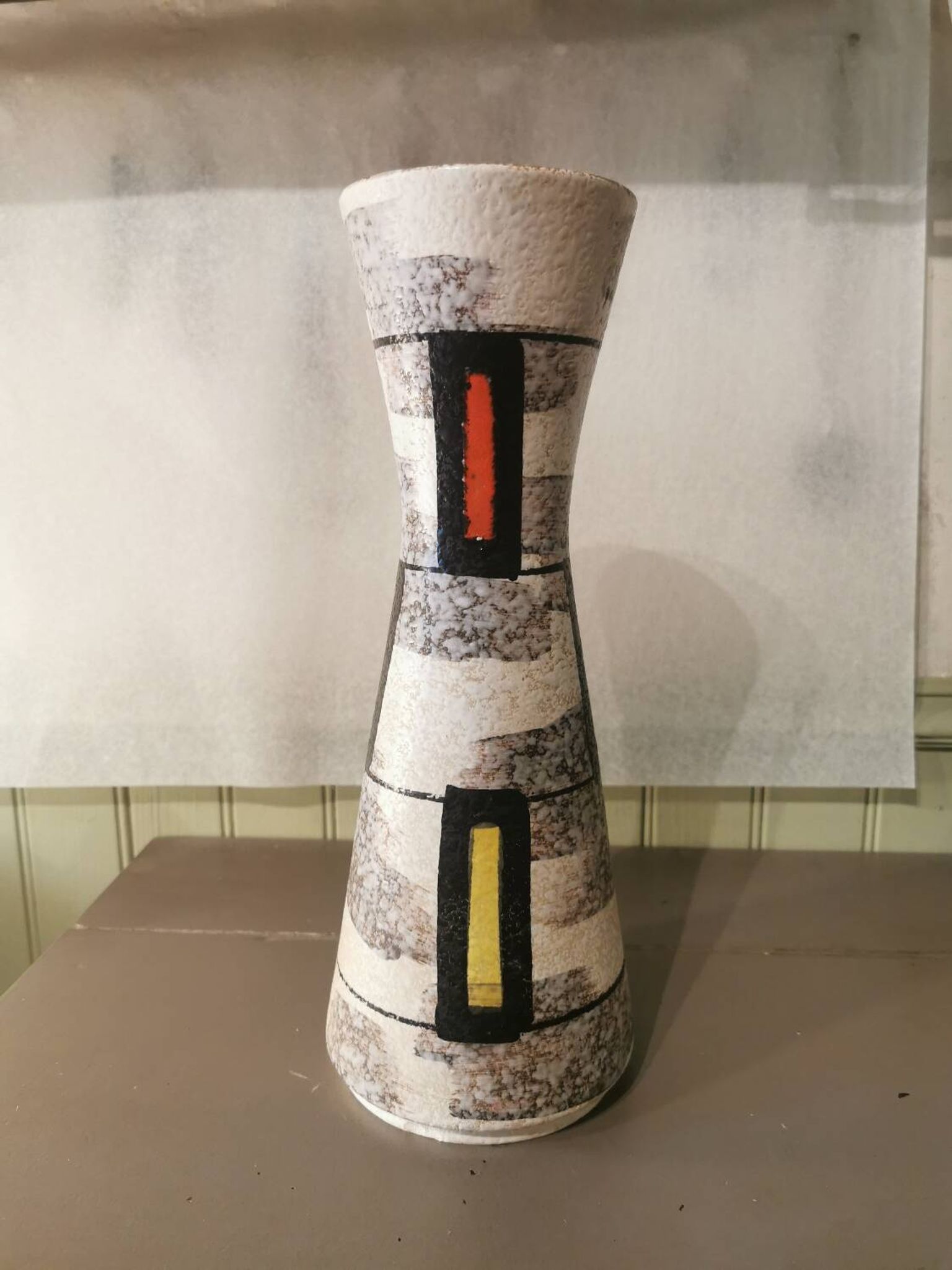Vintage ceramic vase from the 50s
