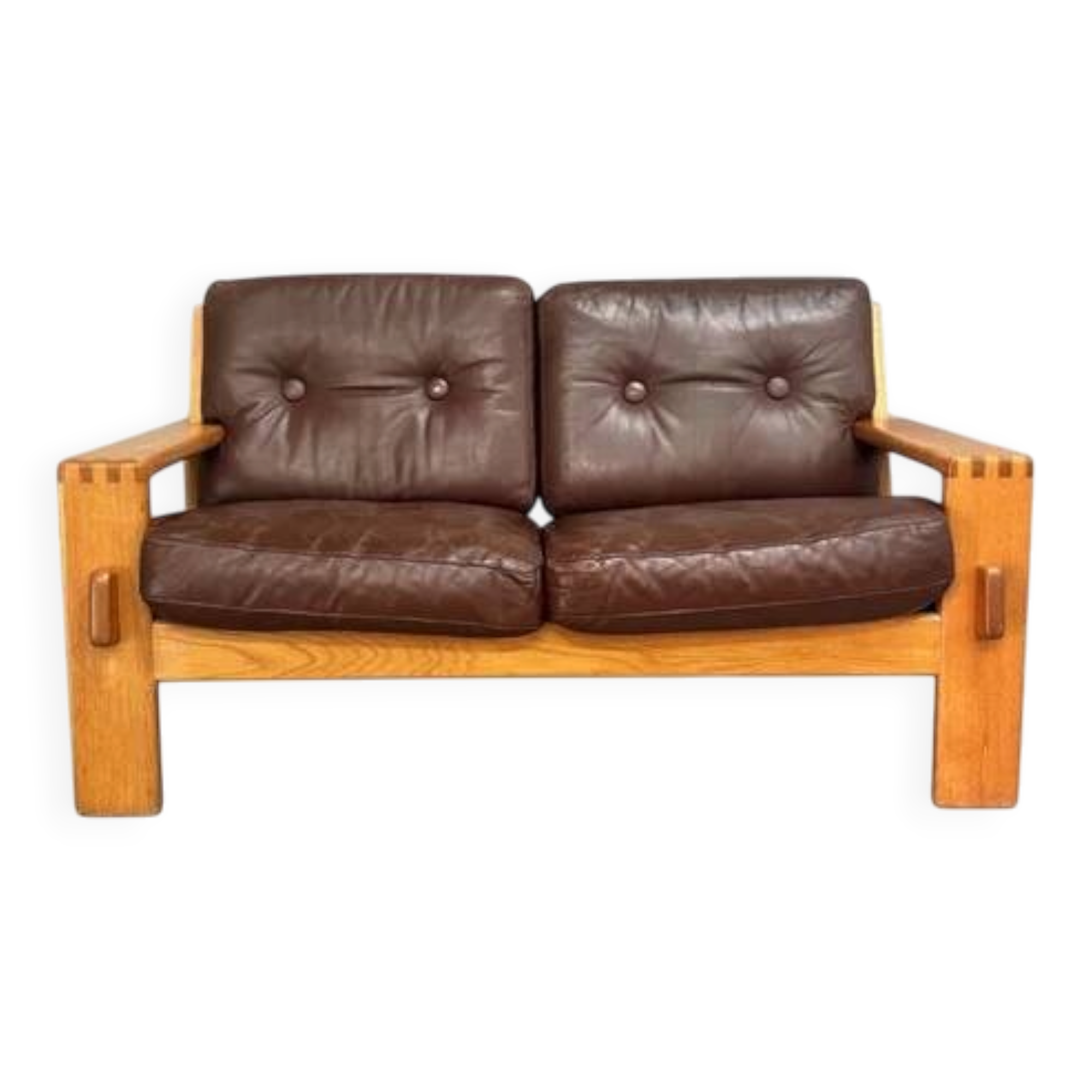 Vintage Asko Bonanza 2 seat sofa, Finland 1960s