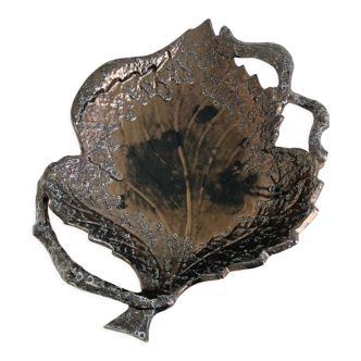 Plat à fruits poterie Sars Maine 1862