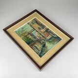 Italian artist, Venice Canal, original oil painting, 1960s, framed.