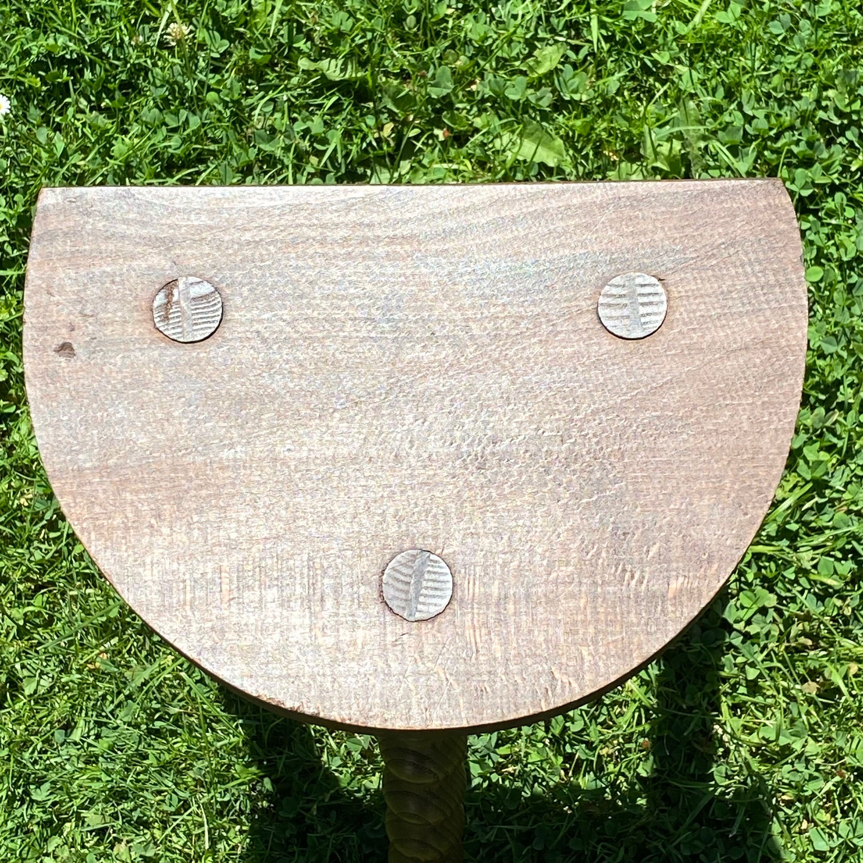 Set of 2 tripod stools-50s feet