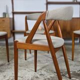 Kai Kristiansen Model 31 vintage Danish teak dining chairs