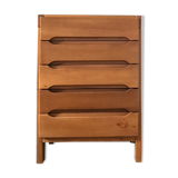 Solid elm chest of drawers Maison Regain