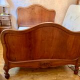 Old walnut bed