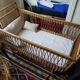 Baby vintage rattan bed