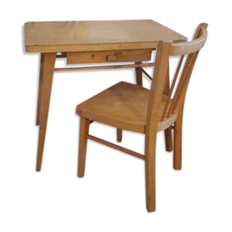Desk and chair child baumann 1950