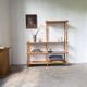 Large rattan shelf 1960