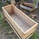 Vintage rattan planter
