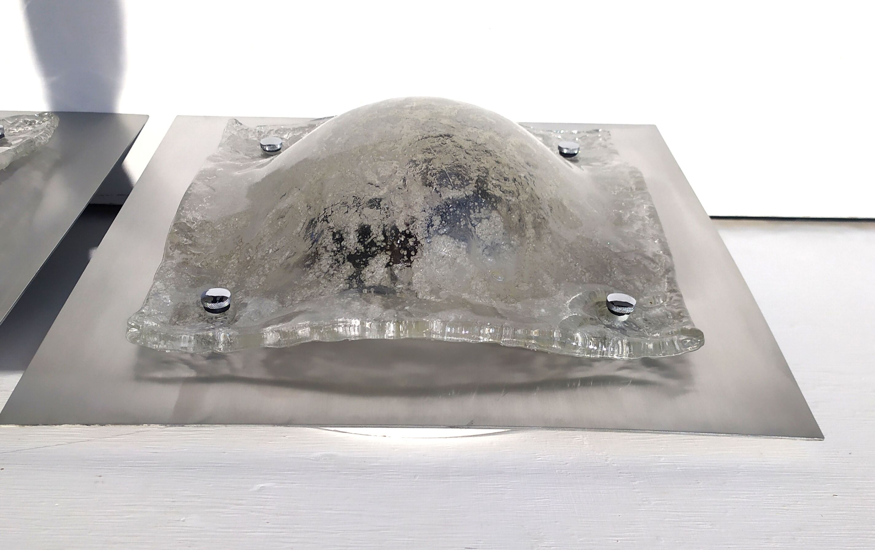 Wall sconces attributed to Carlo Nason for Mazzega, 1970s, Set of 2