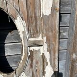 Old wooden door