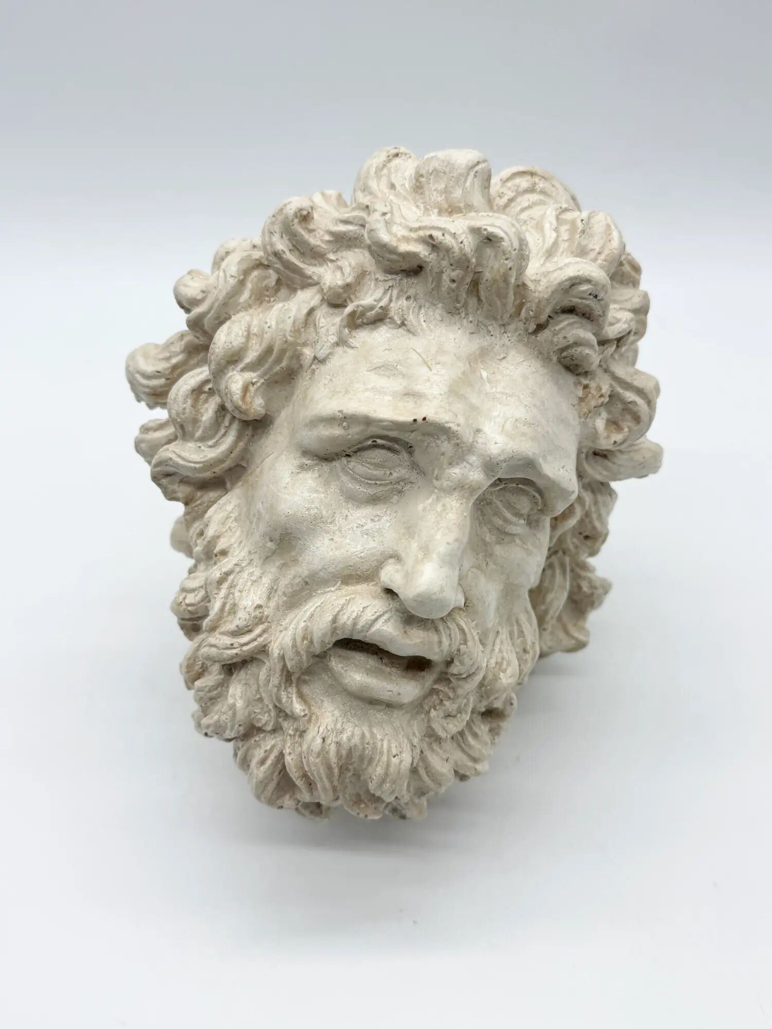 "Head of Laocoön" in plaster, contemporary reproduction, 20th century