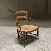 Fauteuil provençal, assise en paille