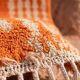 Luxury orange rug artisanal 200cm × 300cm