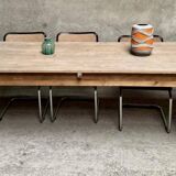Large farm table solid wood draper table Length 240 cm