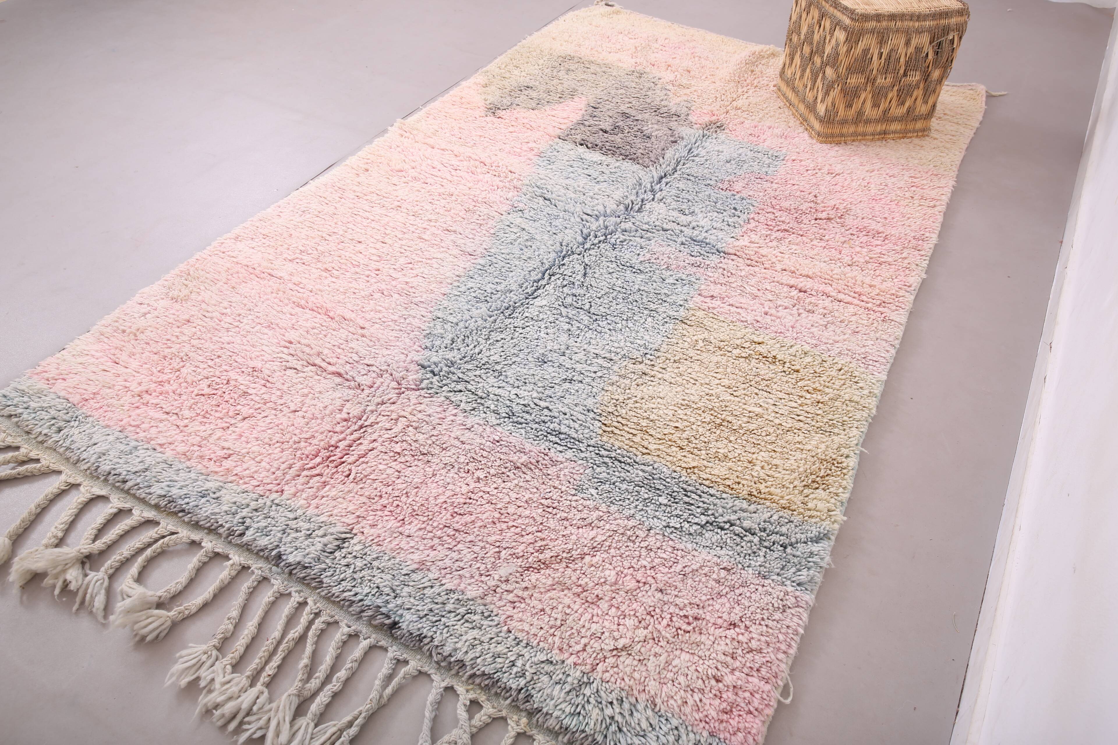 Vintage Boujaad Rug 160 x 262 cm - Berber Wool Rug - Moroccan Rug Handmade