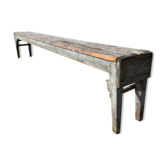 Old patinated bench