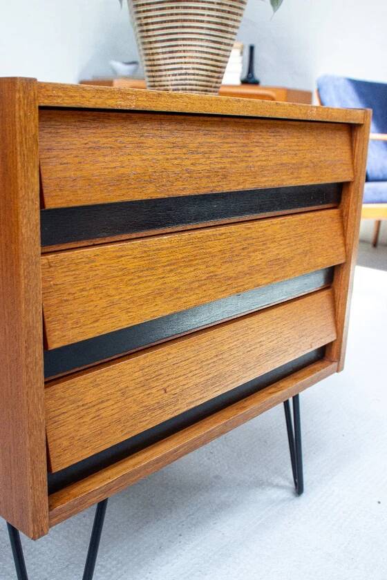 Vintage Teak Mid Century Chest of Drawers, Lowboard, Sideboard