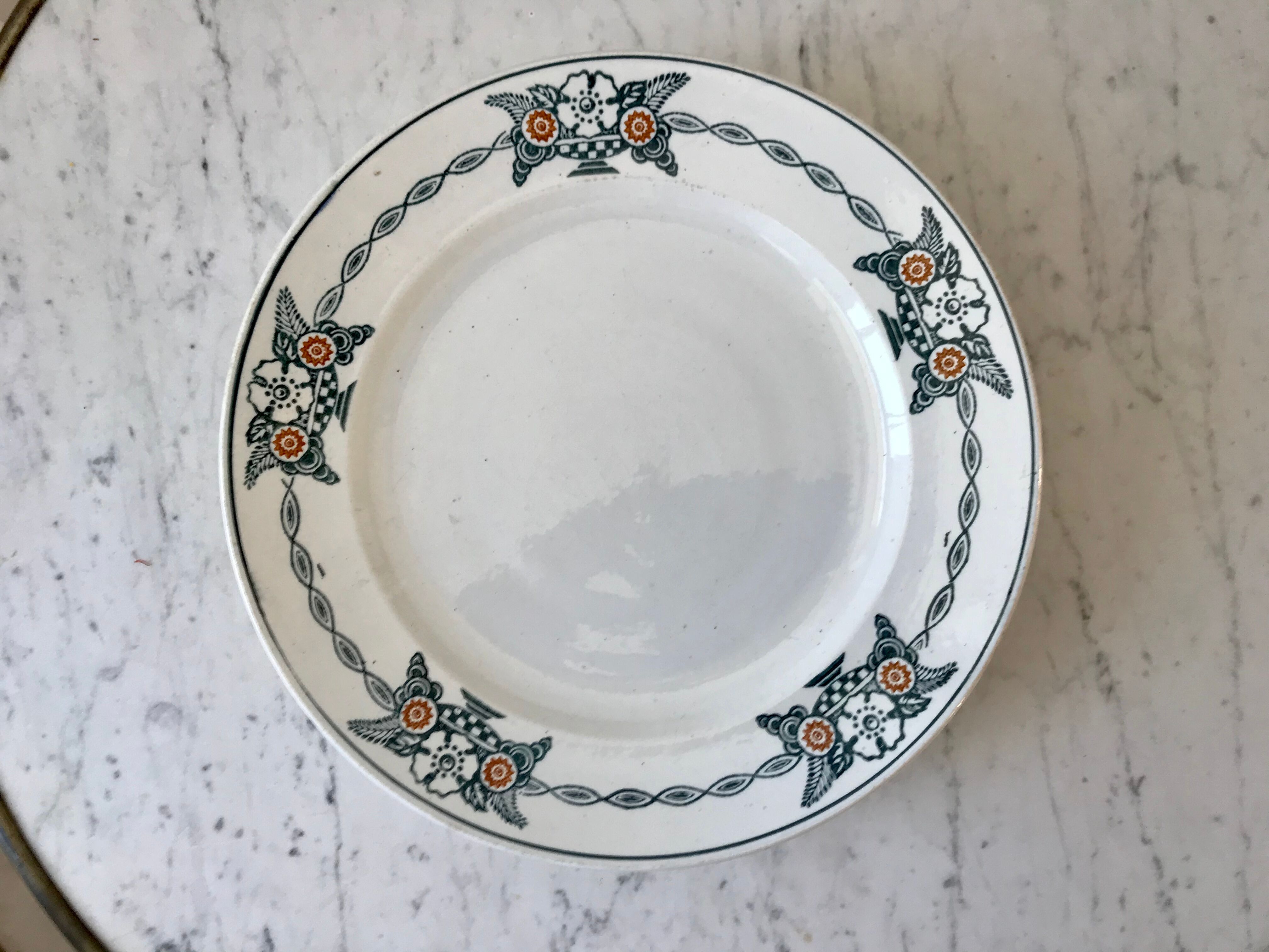 Compotier Terre de Fer early XXth