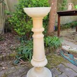 Alabaster pedestal column, 19th century