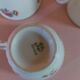 Tasses à café série de dix en porcelaine de Châtres sur Cher Limoges